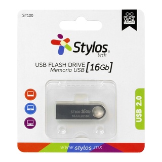 Memoria USB 2.0 16GB Stylos STMUSB2B
