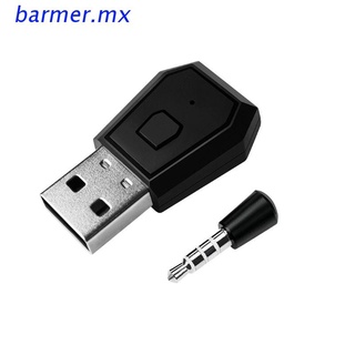bar1 3.5 mm bluetooth compatible 4.0 + edr usb dongle adaptador inalámbrico para ps4 controlador bluetooth compatible con auriculares, auriculares/micrófono accesorios