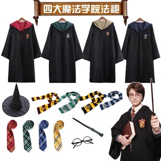 Harry Potter Ropa Mágica Túnica Circundante Mago cosplay Gryffindor Slytherin schoo 1011 100111111111111112
