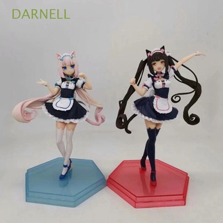 DARNELL chica figura vainilla Anime figura de acción Nekopara coleccionable japón 17cm modelo juguetes PVC modelo muñeca Chocola