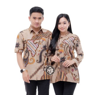 Pareja Batik camisa pareja Batik camisa Pekalongan Batik pareja