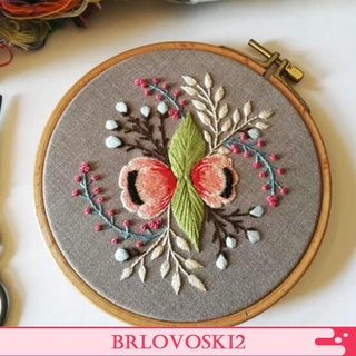[Brlovoski2] Kit De Bordado De imagen/punto cruzado con agujas De hilo/imágenes Para Bordar/patrón De flores (1)