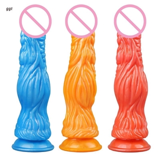 ggt Realistic Dildo with Suction Cup Masturbating Sex Toy for Adult Women Couple