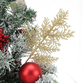AHOUR Regalo Decoraciones de navidad Bricolaje Hojas de brillo Flor artificial Cumpleaños Partido Boda Brillantina Decoración Feliz Navidad Decoracion Arbol De Navidad/Multicolor