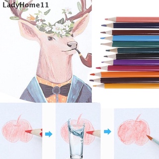 (Hotsale) 12 lápices de colores solubles en agua de 12 colores lápiz de acuarela para escribir dibujo {bigsale}