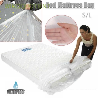 WINDQUOTIENT S/L Mattress Cover Waterproof Mattress Protector Dust Cover Home Supplies for Bed Moving House Universal Storage Transparent Protective Case