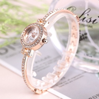 Relojes Para mujer a la Moda Casual relojes De pulsera pulsera De reloj De mujer con Diamantes De aleación reloj De cuarzo