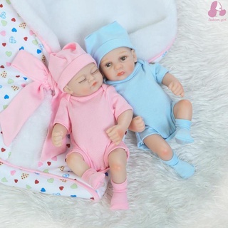 10in Reborn Baby Rebirth muñeca niños todos Gel de sílice gemelos