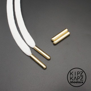 Kipzkapz TPM13 Vintage oro - punta de Metal/Aglets/punta/punta cordones