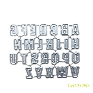 ghulons letras del alfabeto troqueles de metal para álbum de recortes/scrapbook álbum diy sello tarjeta de papel decoración