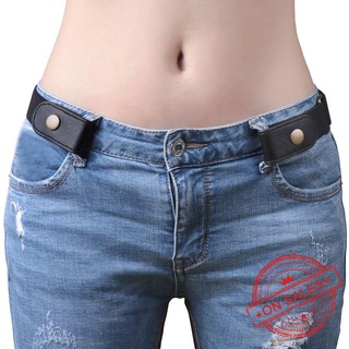 Cinturón elástico sin hebilla para Jeans pantalones elásticos cintura sin hebilla cinturones libres E4M9
