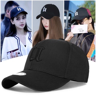 Spot real shot puede ser efectivo en la entrega] gorra de béisbol de moda coreana bebé con forma de U canción Joong Ki sombrero bordado gorra para hombres y mujeres visera sol