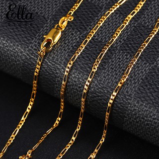 [ne3] collar de cadena de oro de 2 mm de ancho para hacer joyas