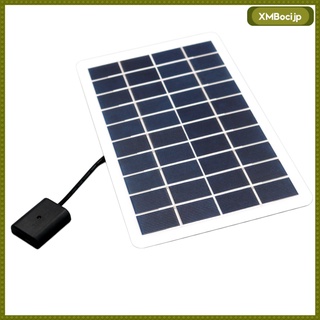 [cijp] cargador de panel solar de 5 v puerto usb policristalino de silicona portátil uso de viaje gps cargador de teléfono para senderismo mochilero (2)