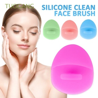 tuogang - exfoliante facial de silicona suave para masajeador de poros, cepillo de limpieza facial, mini exfoliante, limpieza profunda, limpieza profunda, herramienta de cuidado de la piel, multicolor