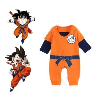 1 pza Traje de bebé de Dragon Ball Goku para recién nacido niño ropa mameluco ropa de cuerpo
