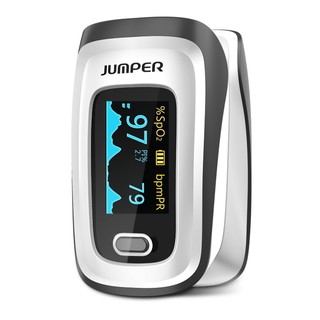 Jumper oxímetro OLED 500E oxímetro de sangre con batería libre SpO2 Monitor de frecuencia de pulso