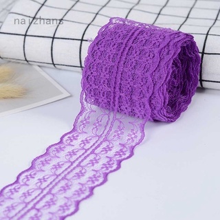 Naizhans Yongyia Simple 45 mm de ancho (10 yardas/lote) cinta de encaje Diy artesanía bordado red encaje recorte cinta suministros de costura fiesta de boda