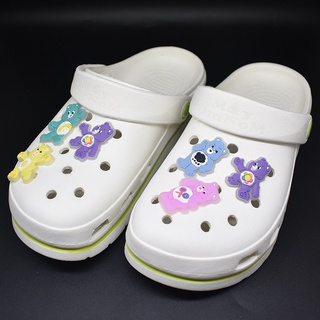Listo Stock Para Crocs Jibbitz Pins Colorido De Dibujos Animados Anime Oso DIY Zapatos Botón De Encanto
