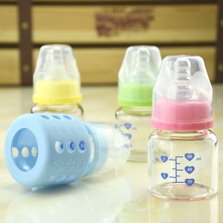Nuevo biberón de vidrio para bebé recién nacido Mini biberón de alimentación