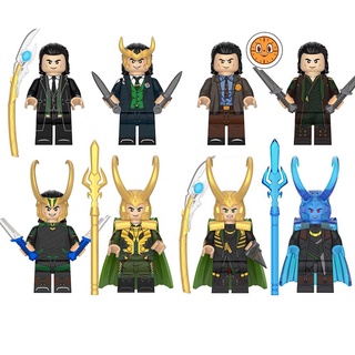 【 hot sale 】Loki Minifigures Lego Super Heroes bloques de construcción juguetes WM6118
