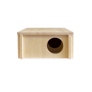 st hamster casa de madera con techo extraíble pequeño escondite para mascotas fácil de limpiar