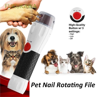 FUKUKAWA Perfect Pet Nail Trimmer Dogs Claw Care Nail Rotating File Cats Nail Pliers Nail Clipper Grooming Tool Electric Nail Grinder/Multicolor