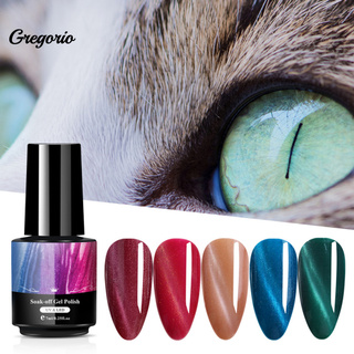 5ML esmalte de Gel hermoso brillante ojo de gato Color Soak-off UV Gel de uñas para vestidor