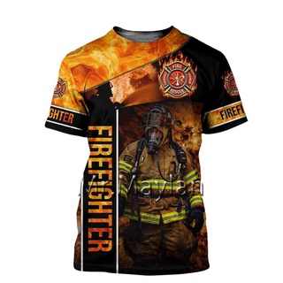 Bombero traje bombero superhéroe T-shirt de los hombres de impresión 3D de las mujeres ropa superior Cosplay camisetas de servicio de bomberos traje gráfico camisetas