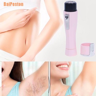 Baipeston (~) Mini afeitadora depiladora depiladora eléctrica sin dolor cuerpo Facial depilación de axilas
