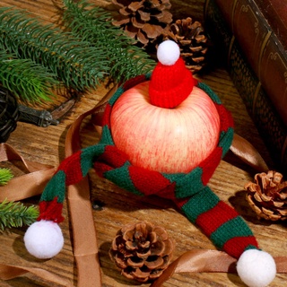 Bufanda De lana De pea creativo Para decoración navideña/regalo (3)