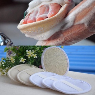 exfoliante guantes de baño cuerpo ducha esponja exfoliante natural luffa masaje cepillo corporal fregador plato limpio (4)