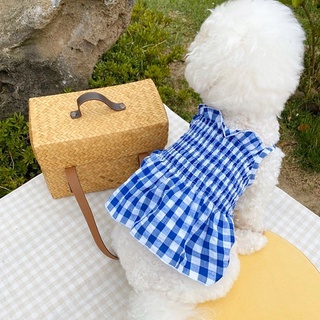 verano delgado perro falda teddy bichon vip pomeranian schnauzer yorkshire perro pequeño ropa para mascotas (3)