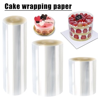 Cake Collar Plastic DIY Cake Collar Transparent Mousse Cake Sheets Surrounding Edge Clear Cake Strips for Baking