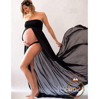 🤷‍♀️kidspalace mujeres embarazadas Sexy fotografía playa accesorios fuera de los hombros vestidos 3zkJ