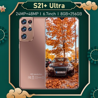S21 + Ultra Smartphone 6.8 Polegada 8 Gb De Ram + 128 Gb Rom 6800MA Batería 4g 5g Telefone Móvel Celulares