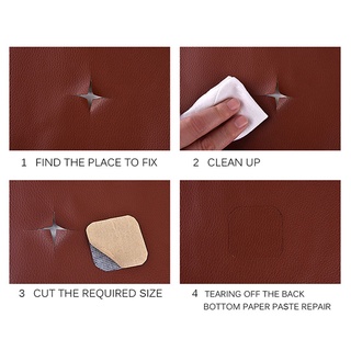 ILOVEHM Renew Sofa Patch DIY Self Adhesive PU Leather Craft Stick-on Repairing Home Fabric Sticker/Multicolor (6)