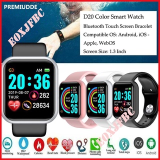 Y68 D20Pro Smart Watch Jam Pintar deportes Bluetooth presión arterial frecuencia cardíaca Smartwatch Fitness para hombres mujeres niños