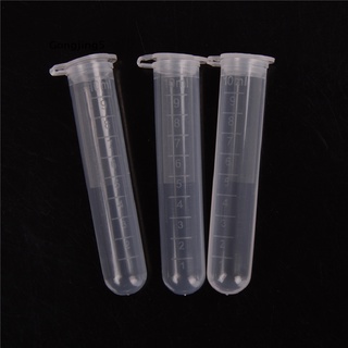 Gongjing5 20Pcs 10 ml de plástico centrífuga laboratorio tubo de prueba Vial recipiente de muestra con tapa MY