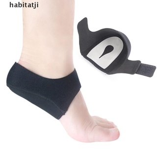 [tji] almohadilla de talón de gel para alivio del dolor para calcetín plantar usado en zapatos de tacón delgado cuidado del pie.