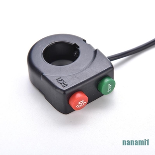 Nanami1 Interruptor De luz en forma De Motocicleta/Scooter/Bicicleta Atv/bocina (6)