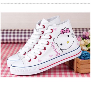 Lindo Hello Kitty zapatos de pintura
