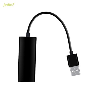 jodie7 100mbps usb 2.0 tarjeta de red a ethernet lan adaptador de conexión rj45 lan adaptador con cable compatible con conmutador/wii/wii u