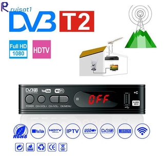 Receptor de sintonizador DVB-T2 HD 1080P decodificador satelital TV sintonizador DVB C T2 DVB USB para Monitor adaptador (1)