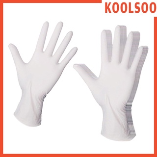 [Koolsoo] 10 guantes fuertes de nitrilo sin polvo para el cuidado de mascotas