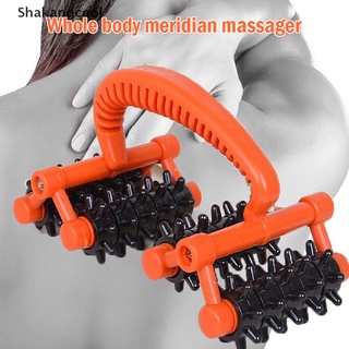 [skc] venta caliente rodillo masajeador plástico cuidado promover la circulación sanguínea herramienta de masaje [shakangcool]