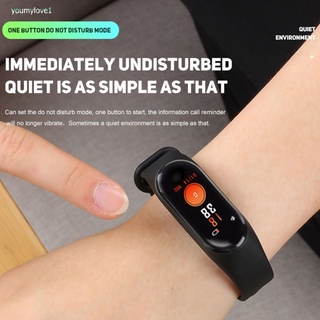 [listo] m3 fitness pulsera de presión arterial ips pantalla oxígeno monitor de frecuencia cardíaca pulsera inteligente impermeable tracker pulsera youmylove
