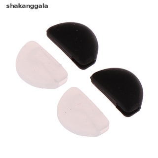 [shakanggala] 1 par de almohadillas adhesivas de silicona para la nariz, antideslizantes, transparentes