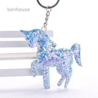 CHARMS unicornio llavero glitter lentejuelas llavero regalos para mujeres encantos accesorios