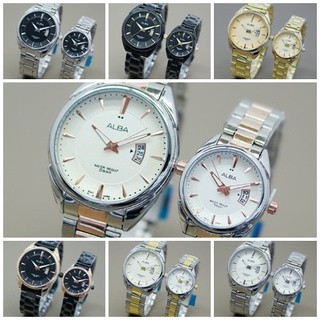 Relojes de mujer/relojes para hombre/relojes ALBA pareja relojes Active Date Chain